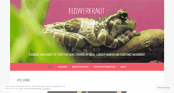 Desktop Screenshot of flowerkraut.com