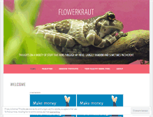 Tablet Screenshot of flowerkraut.com